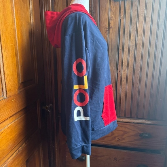 Polo Ralph Lauren Zip Up Jacket Size Medium Hooded - Picture 3 of 6